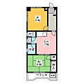 豊月マンション4階4.6万円