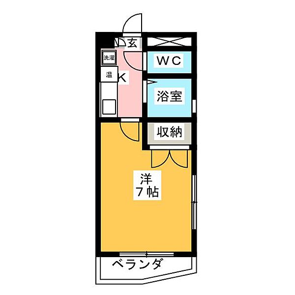 ＪＭヒラ 205｜愛知県名古屋市西区比良３丁目(賃貸マンション1K・2階・21.00㎡)の写真 その2