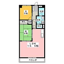 ヴィラージュ歌里 302 ｜ 愛知県名古屋市西区歌里町（賃貸マンション2LDK・3階・62.15㎡） その2