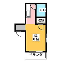 トキワコーポ 2A ｜ 愛知県名古屋市西区上小田井２丁目（賃貸マンション1R・2階・17.53㎡） その2