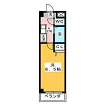 ピエッサ広  ｜ 愛知県名古屋市西区山木２丁目（賃貸マンション1K・1階・24.78㎡） その2