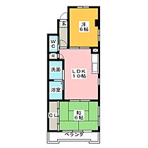 エクセラ歌里 401 ｜ 愛知県名古屋市西区歌里町（賃貸マンション2LDK・4階・49.25㎡） その2