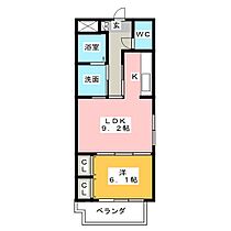 アーバン・フジ 301 ｜ 愛知県名古屋市西区中小田井２丁目（賃貸マンション1LDK・3階・46.00㎡） その2