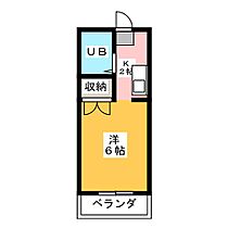 メゾン・ド・シェリー 105 ｜ 愛知県名古屋市西区市場木町（賃貸マンション1R・1階・16.77㎡） その2