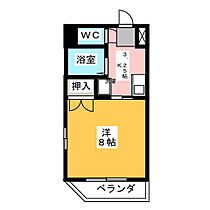 グローリアス城II  ｜ 愛知県名古屋市西区城町（賃貸マンション1K・3階・25.20㎡） その2