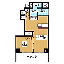 ＳＫ　ＢＵＩＬＤＩＮＧ－7  ｜ 愛知県名古屋市西区山木２丁目（賃貸マンション1LDK・5階・37.35㎡） その2