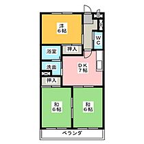 ハイツ平田  ｜ 愛知県名古屋市西区中沼町（賃貸マンション3LDK・4階・53.46㎡） その2