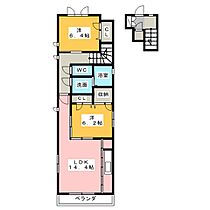 愛知県清須市阿原宮前227（賃貸アパート2LDK・2階・72.55㎡） その2