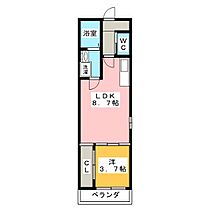 ベネフィス中小田井 103 ｜ 愛知県名古屋市西区中小田井５丁目（賃貸アパート1LDK・1階・30.88㎡） その2