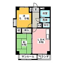 アーク302  ｜ 愛知県名古屋市西区砂原町（賃貸マンション2LDK・3階・47.00㎡） その2