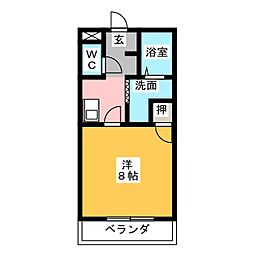 間取図画像 1K