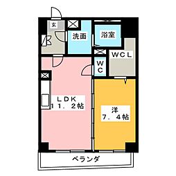 アルタシオン 1LDKの間取図画像