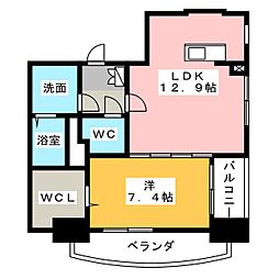 アルタシオン 1LDKの間取図画像