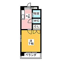 幸川マンション北館  ｜ 愛知県名古屋市千種区幸川町３丁目（賃貸マンション1K・3階・22.82㎡） その2