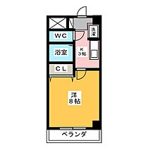 エスポアール大島  ｜ 愛知県名古屋市千種区大島町１丁目（賃貸マンション1K・4階・24.84㎡） その2