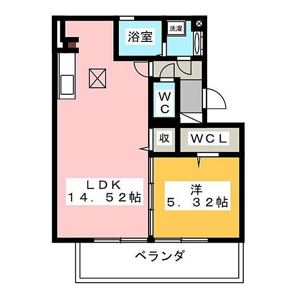 アテスエ東山 ｜愛知県名古屋市千種区清住町１丁目(賃貸アパート1LDK・1階・46.72㎡)の写真 その2