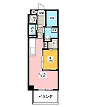 ブランブリエ利平治東山  ｜ 愛知県名古屋市千種区唐山町１丁目（賃貸マンション1LDK・4階・33.66㎡） その2