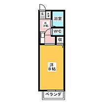 セカンド明寿  ｜ 愛知県名古屋市千種区鏡池通４丁目（賃貸アパート1K・2階・24.02㎡） その2