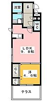 ヒルサイド春里  ｜ 愛知県名古屋市千種区春里町１丁目（賃貸マンション1LDK・1階・38.08㎡） その2