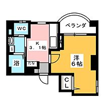 サンパティーク  ｜ 愛知県名古屋市千種区清住町１丁目（賃貸マンション1K・3階・24.49㎡） その2