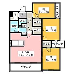 物件の間取り