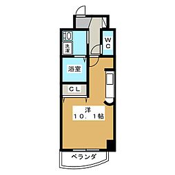 マ・メゾン今池 ワンルームの間取図画像