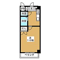 カーサ新栄  ｜ 愛知県名古屋市中区新栄２丁目（賃貸マンション1K・6階・30.10㎡） その2