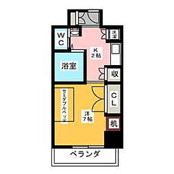 間取図画像 1K