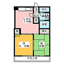 ＡＭＩＴＹヤスダ 205 ｜ 愛知県名古屋市千種区今池４丁目（賃貸マンション2LDK・2階・50.14㎡） その2