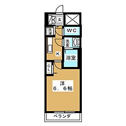 間取図画像 1K