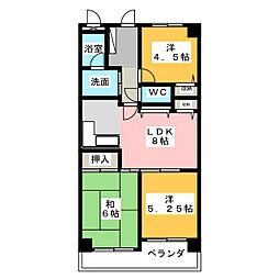 間取図画像 3DK