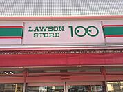コンビニ「ローソンストア100亀島店まで207m」