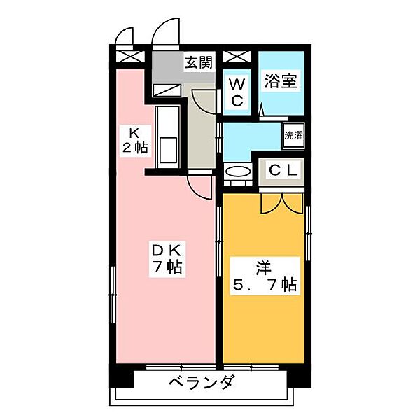 クリア六句町 ｜愛知県名古屋市西区幅下１丁目(賃貸マンション1LDK・7階・48.32㎡)の写真 その2