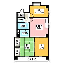 宏栄ハイツ  ｜ 愛知県名古屋市西区則武新町２丁目（賃貸マンション3LDK・2階・59.00㎡） その2