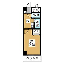 ベルヴィル猪之越  ｜ 愛知県名古屋市中村区猪之越町２丁目（賃貸マンション1K・2階・21.06㎡） その2