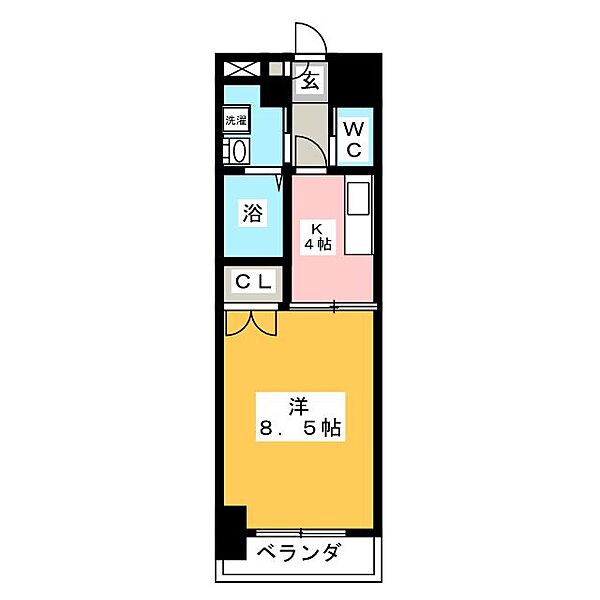 エスパシオ本陣 ｜愛知県名古屋市中村区森田町１丁目(賃貸マンション1K・3階・30.80㎡)の写真 その2