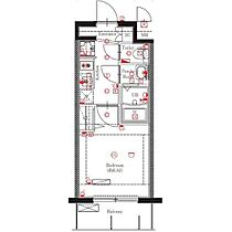 MAXIV名古屋 1302 ｜ 愛知県名古屋市中村区中島町３丁目26番（賃貸マンション1K・13階・21.00㎡） その2