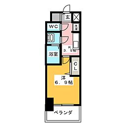 間取図画像 1K
