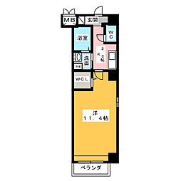 KAzur 1Kの間取図画像