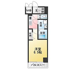 S-RESIDENE名駅北alesia(アレシア) 1Kの間取図画像