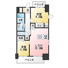 物件の間取り