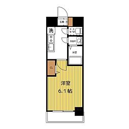 プレサンス太閤通駅前デュプル 1Kの間取図画像