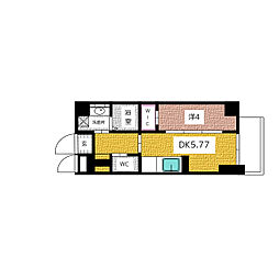 ザラウンジリニアゲート 1DKの間取図画像