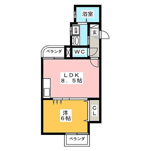 ＨＡＲＭＯＮＹ ｜愛知県名古屋市中川区かの里１丁目(賃貸マンション1LDK・2階・36.05㎡)の写真 その2