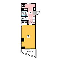 グランデ三州  ｜ 愛知県名古屋市中川区五月通１丁目（賃貸マンション1K・5階・25.10㎡） その2