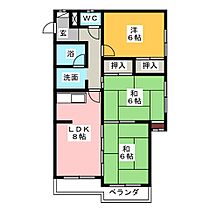 サンサーラ・キトーII  ｜ 愛知県名古屋市中川区東春田３丁目（賃貸マンション3LDK・1階・60.98㎡） その2