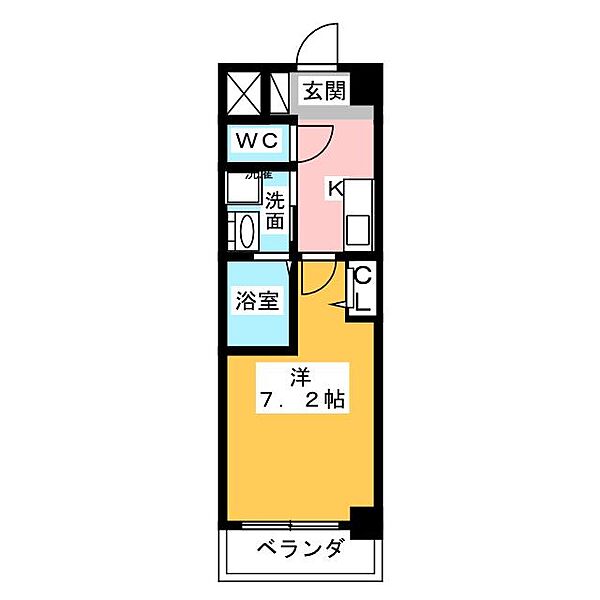 アビタシオン並木 ｜愛知県名古屋市中村区並木２丁目(賃貸マンション1K・5階・24.90㎡)の写真 その2