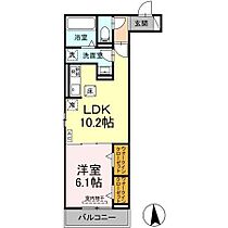 エルドラド 103 ｜ 愛知県名古屋市中村区角割町２丁目16番（賃貸アパート1LDK・1階・42.00㎡） その2