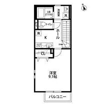 アムールＳＶ 202 ｜ 愛知県名古屋市中川区万場２丁目1025（賃貸アパート1K・2階・38.59㎡） その2