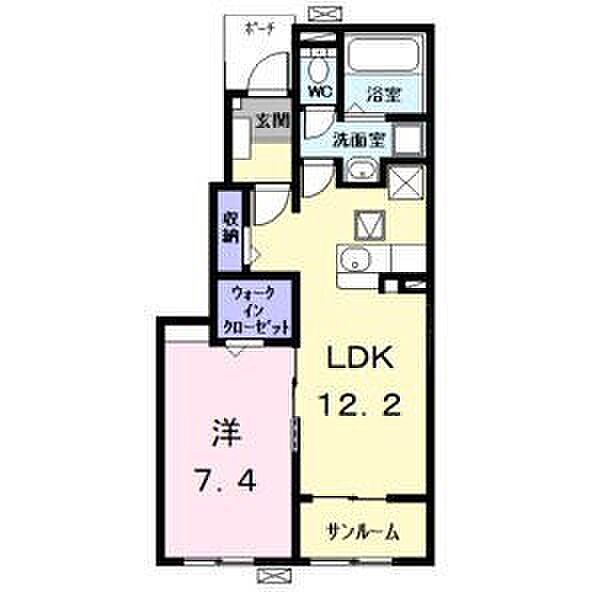 ガーデンプラザ 102｜愛知県名古屋市中川区万場４丁目(賃貸アパート1LDK・1階・50.14㎡)の写真 その2